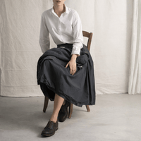 Hannoh Wessel Christina Cotton Shirt in White – International designer fashion boutique Australia Riada Concept Woollahra