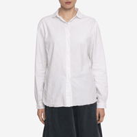 Hannoh Wessel Christina Cotton Shirt in White – International designer fashion boutique Australia Riada Concept Woollahra