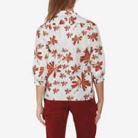 Hannoh Wessel Christina Floral Cotton Shirt in Red Flower Print – International designer fashion boutique Australia Riada Concept Woollahra