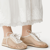 Forte Forte Embroidered Cotton Silk Voile Shirt in Bianco – International designer fashion boutique Australia Riada Concept Woollahra