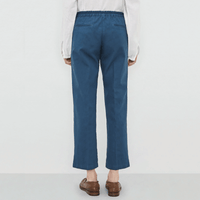 Massimo Alba Woman Sparus Cropped Trousers in Ultramarine Blue MASSIMO ALBA WOMENS Designer fashion shop online and in store High End fashion boutique Sydney Australia Riada Concept