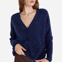 Absolut Cashmere Deborah V-Neck Cardigan in Navy – International designer fashion boutique Australia Riada Concept Woollahra