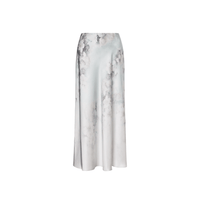 Alberta Ferretti Degrade Printed Washed Satin Skirt Multi Ice – International designer fashion boutique Australia Riada Concept Woollahra