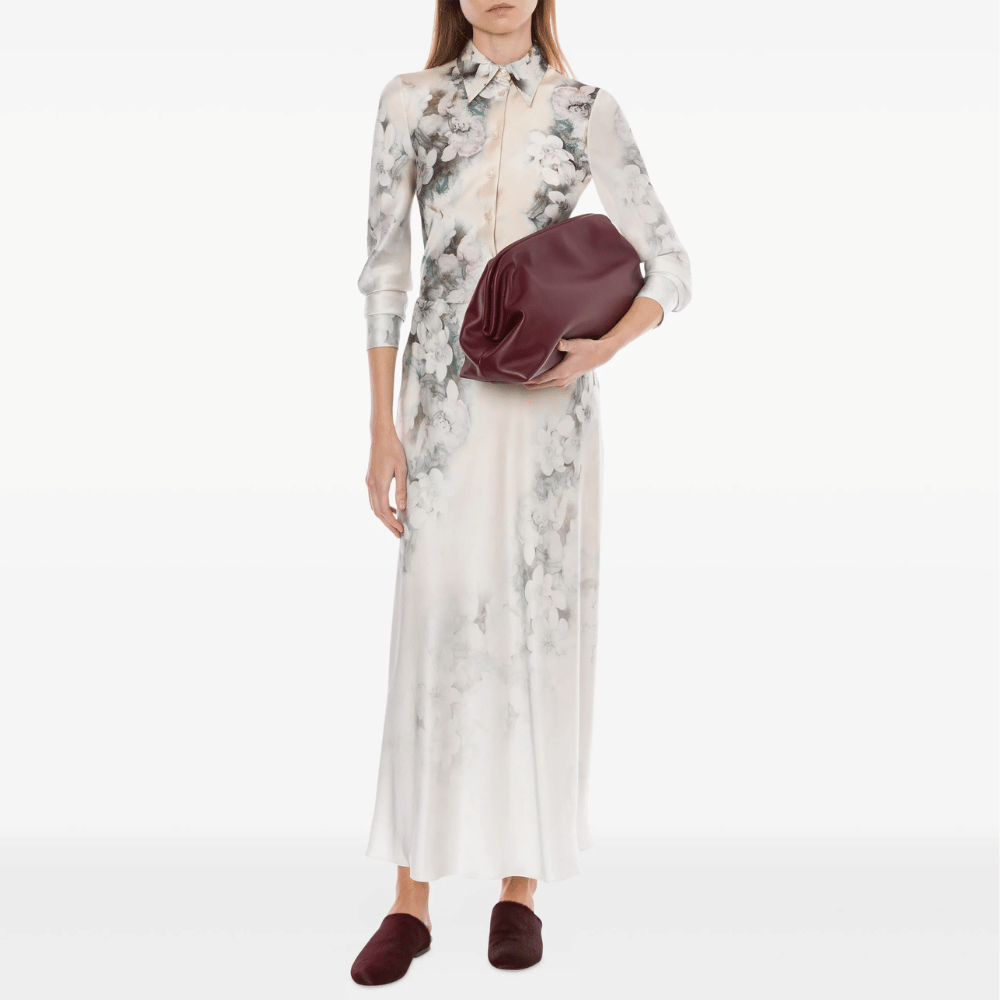 Alberta Ferretti Degrade Printed Washed Satin Skirt Multi Ice – International designer fashion boutique Australia Riada Concept Woollahra