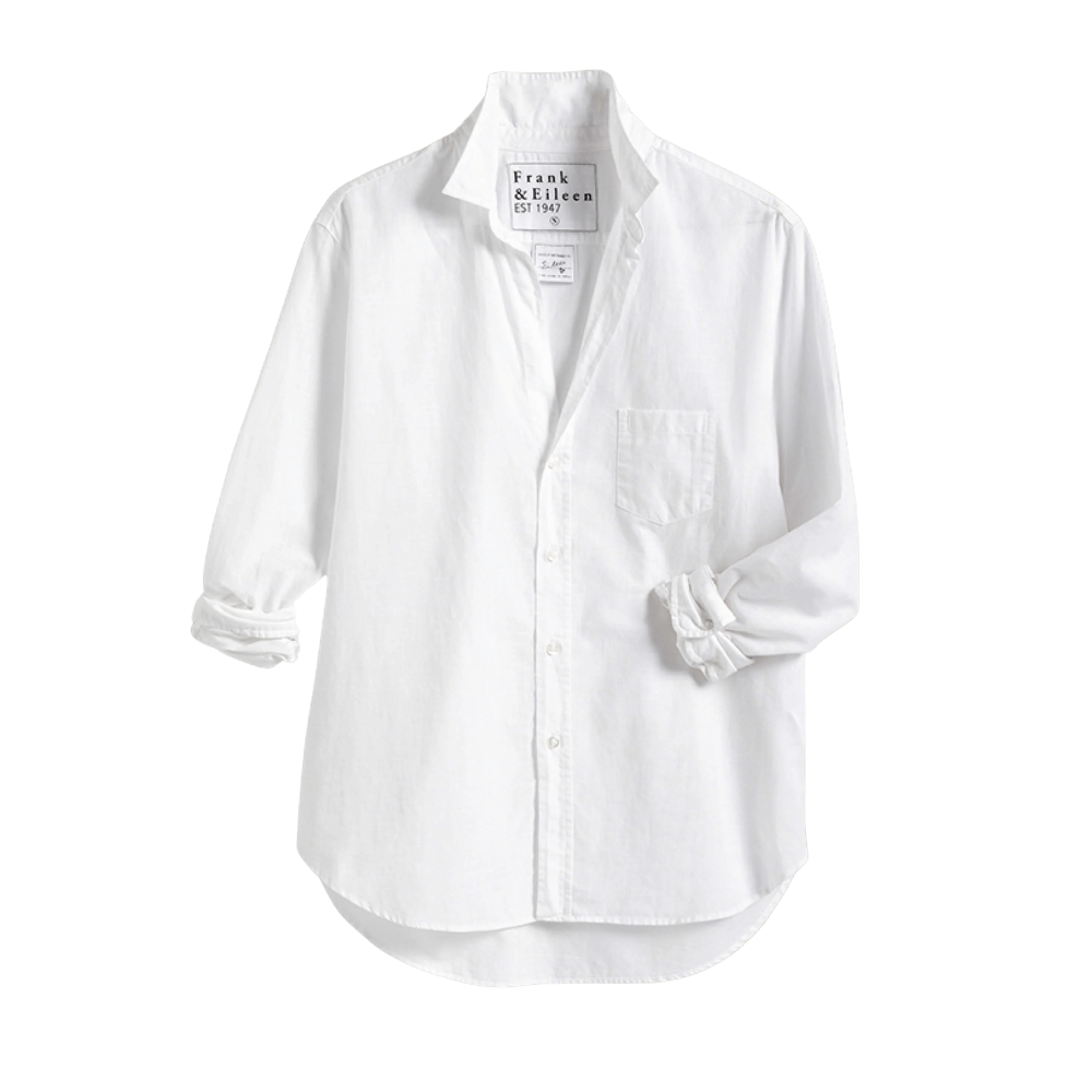 Frank & Eileen Relaxed Button-Up Eileen Shirt in White Cotton Shop Frank & Eileen online in Australia at Riada Concept – official stockist of Frank & Eileen shirts, dresses, and linen pants. Discover timeless, premium women's fashion with fast shipping from Sydney.