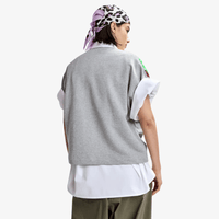 Essentiel Antwerp Jolies Sequin Feather Sweatshirt in Foggy Brain – International designer fashion boutique Australia Riada Concept Woollahra