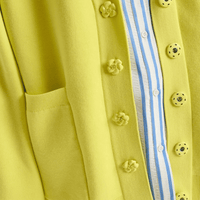 Essentiel Antwerp Jomber Relaxed Knit Cardigan in Lemon Squeeze – International designer fashion boutique Australia Riada Concept Woollahra