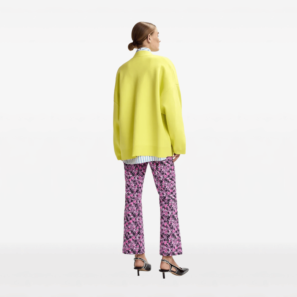 Essentiel Antwerp Jomber Relaxed Knit Cardigan in Lemon Squeeze – International designer fashion boutique Australia Riada Concept Woollahra