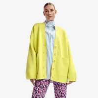 Essentiel Antwerp Jomber Relaxed Knit Cardigan in Lemon Squeeze – International designer fashion boutique Australia Riada Concept Woollahra
