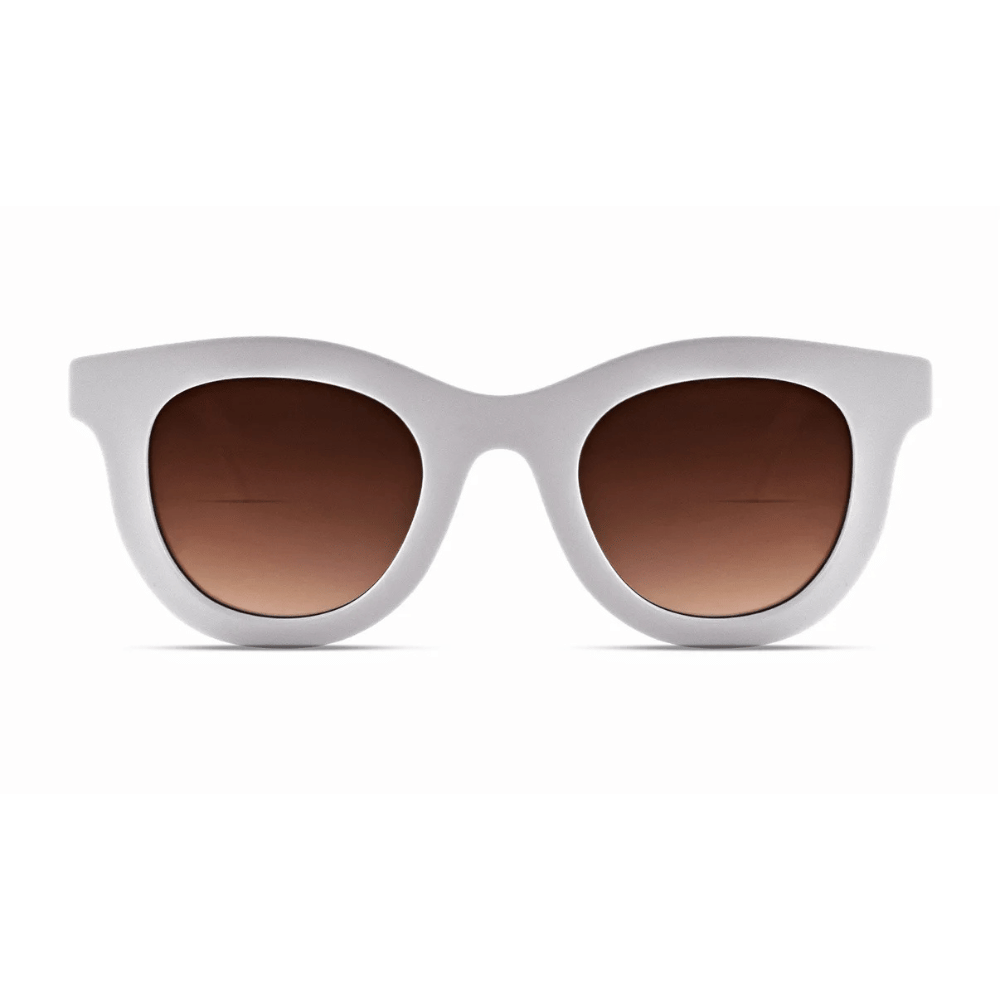 Thierry Lasry SOCIETY x FAENA Soft Cat-Eye Sunglasses in White