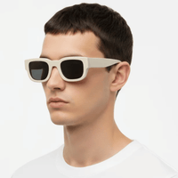 Thierry Lasry FOXXXY Rectangular Sunglasses in Beige - International designer fashion boutique Australia Riada Concept Woollahra