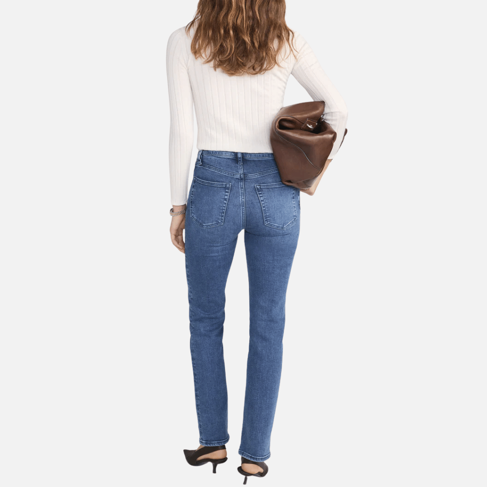 FRAME Le Sleek Straight High-Rise Jean in Ease – International designer fashion boutique Australia Riada Concept Woollahra