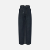 FRAME Off Duty Drawstring Bow Jeans in Rinse FRAME designer denim at Riada Concept luxury fashion boutique Woollahra Sydney Australia