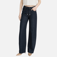 FRAME Off Duty Drawstring Bow Jeans in Rinse FRAME designer denim at Riada Concept luxury fashion boutique Woollahra Sydney Australia
