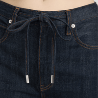 FRAME Off Duty Drawstring Bow Jeans in Rinse FRAME designer denim at Riada Concept luxury fashion boutique Woollahra Sydney Australia