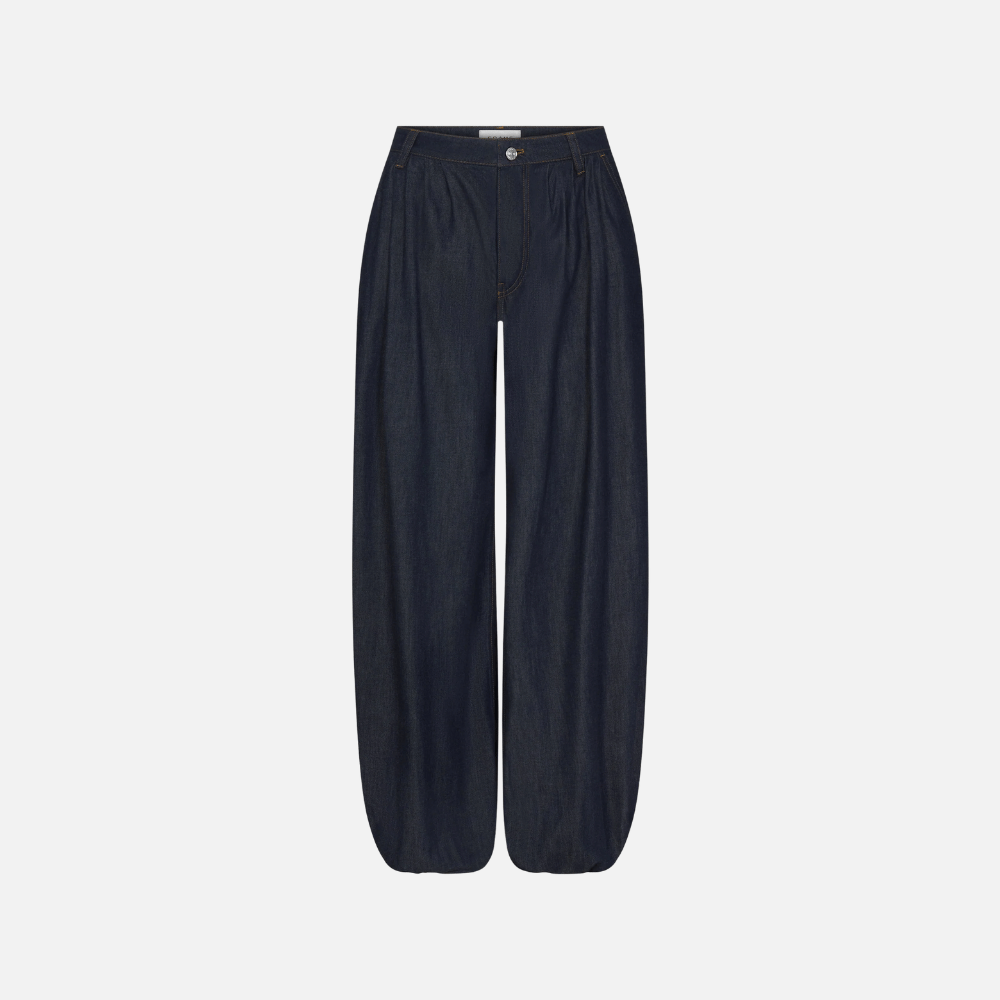FRAME The Denim Balloon Pant in Rinse at Riada Concept. High-rise balloon jeans in fluid cotton-lyocell denim with a gathered ankle.