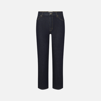 FRAME The Hang Jeans in Rinse at Riada Concept. Mid-rise ankle-length straight jeans in rigid regenerative cotton denim