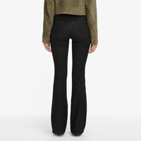 FRAME The Reboot Jeans in Black high-rise full-length bootcut styled on model - back