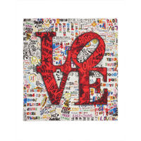 Faliero Sarti Big Love Modal Cotton Cashmere Stole in Multicolour – International designer fashion boutique Australia Riada Concept Woollahra