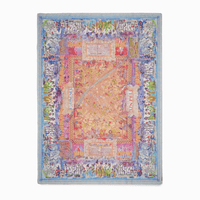 Faliero Sarti Florence Map Modal Silk Stole in Multicolour – International designer fashion boutique Australia Riada Concept Woollahra