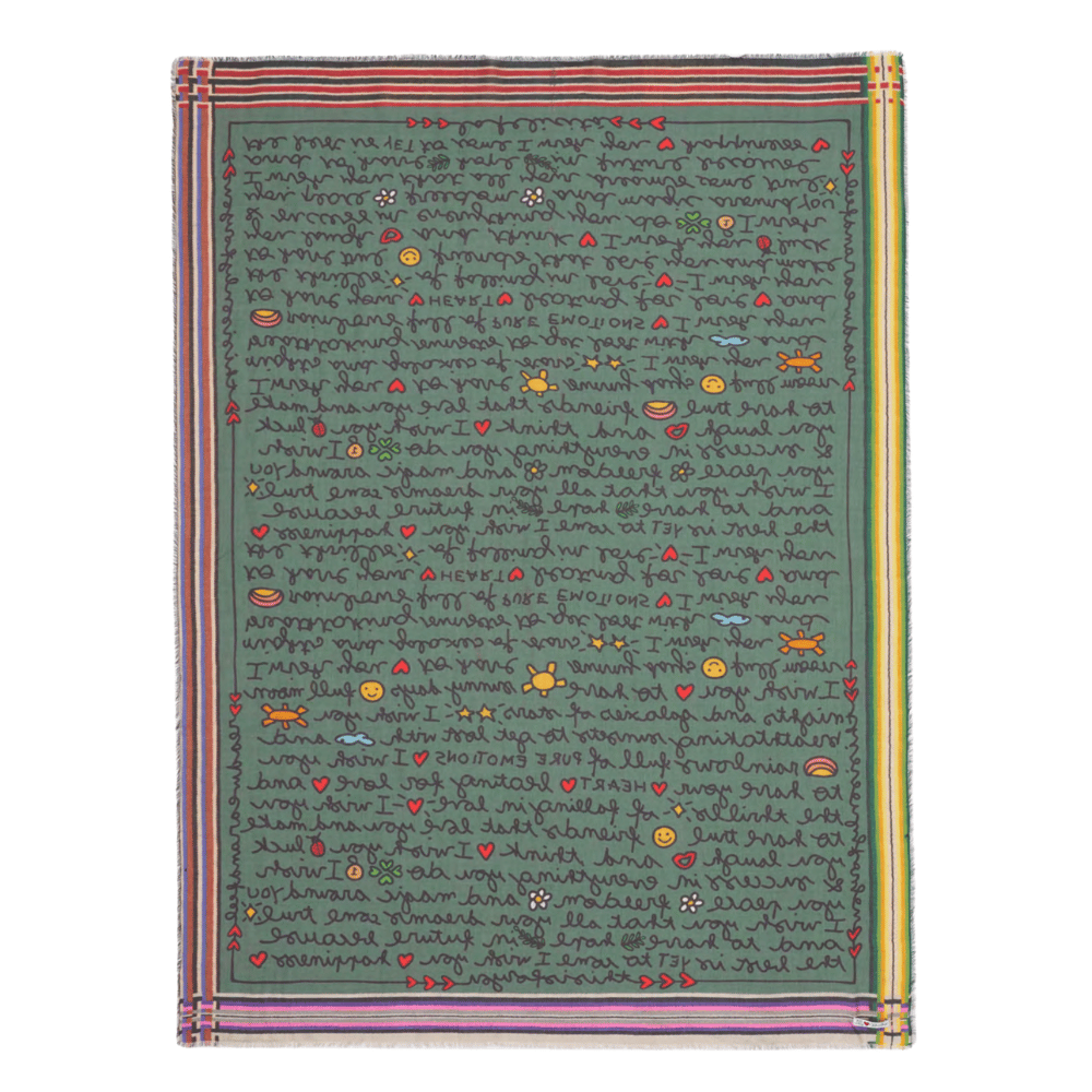 Faliero Sarti Friends Modal Cashmere Scarf - Shop the latest Faliero Sarti scarves collections; printed luxury scarves in fine fabrics made in Italy. Shop online and in-store at Riada Concept.