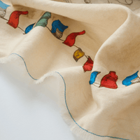 Faliero Sarti Little Balloon Small Square Cotton Scarf in Ivory – International designer fashion boutique Australia Riada Concept Woollahra