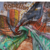 Faliero Sarti Milano Modal Silk Stole in Multicolour – International designer fashion boutique Australia Riada Concept Woollahra