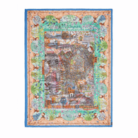 Faliero Sarti Milano Modal Silk Stole in Multicolour – International designer fashion boutique Australia Riada Concept Woollahra