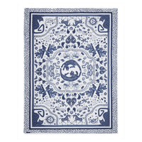 Faliero Sarti Never Alone Modal Silk Stole in Blue – International designer fashion boutique Australia Riada Concept Woollahra