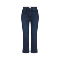 FRAME The Reboot Crop High Rise Bootcut Jeans in Trick FRAME DENIM Designer fashion shop online and in store High End fashion boutique Sydney Australia Riada Concept
