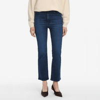 FRAME The Reboot Crop High Rise Bootcut Jeans in Trick FRAME DENIM Designer fashion shop online and in store High End fashion boutique Sydney Australia Riada Concept