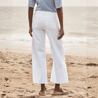 Frank & Eileen Galway Wide-Leg Jean in White – International designer fashion boutique Australia Riada Concept Woollahra