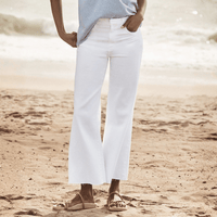 Frank & Eileen Galway Wide-Leg Jean in White – International designer fashion boutique Australia Riada Concept Woollahra