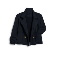 Frank & Eileen Mini Belfast Cropped Peacoat in British Royal Navy Shop Frank & Eileen online in Australia at Riada Concept – official stockist of Frank & Eileen shirts, dresses, and linen pants. Discover timeless, premium women's fashion with fast shipping from Sydney.