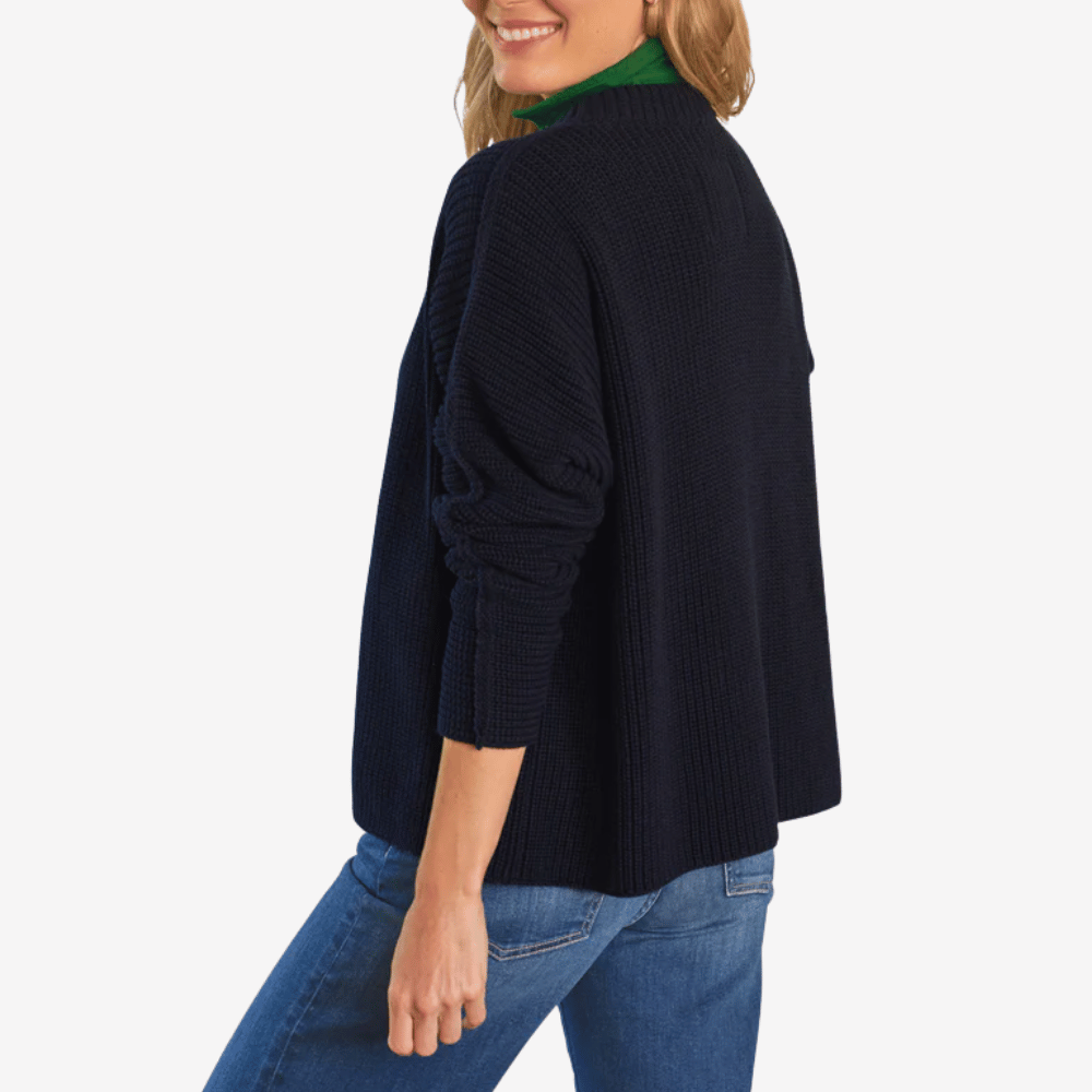 Frank & Eileen Montecito Cardigan in Navy Blue Shop Frank & Eileen online in Australia at Riada Concept – official stockist of Frank & Eileen shirts, dresses, and linen pants. Discover timeless, premium women's fashion with fast shipping from Sydney.