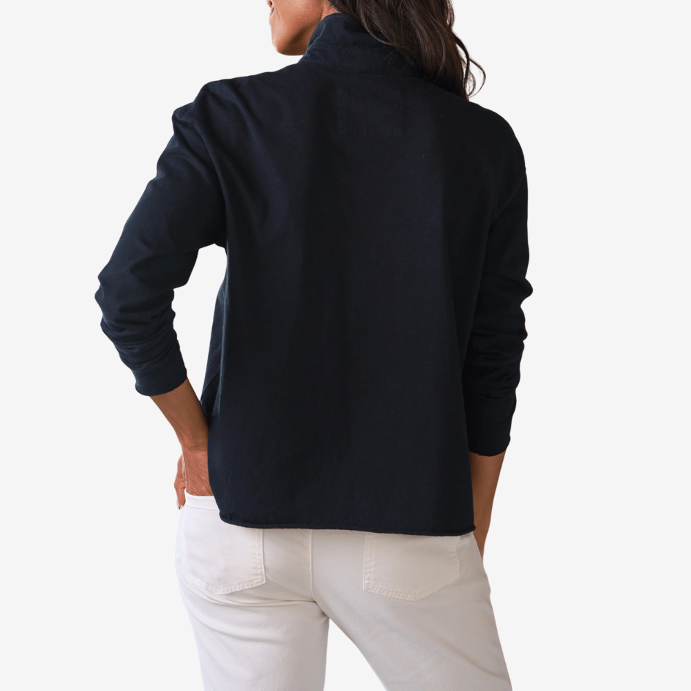 Frank & Eileen Patrick Popover Henley in British Royal Navy Shop Frank & Eileen online in Australia at Riada Concept – official stockist of Frank & Eileen shirts, dresses, and linen pants. Discover timeless, premium women's fashion with fast shipping from Sydney.