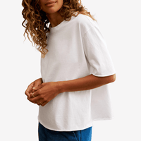 Frank & Eileen Perry NYC Crewneck Tee in White – International designer fashion boutique Australia Riada Concept Woollahra