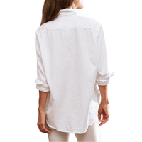 Frank & Eileen Relaxed Eileen Button-Up Shirt in White Denim Shop Frank & Eileen online in Australia at Riada Concept – official stockist of Frank & Eileen shirts, dresses, and linen pants. Discover timeless, premium women's fashion with fast shipping from Sydney.