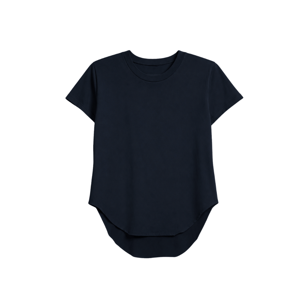 Frank & Eileen Theo Perfect Vintage Jersey Tee in British Royal Navy. International designer fashion boutique Australia Riada Concept Woollahra