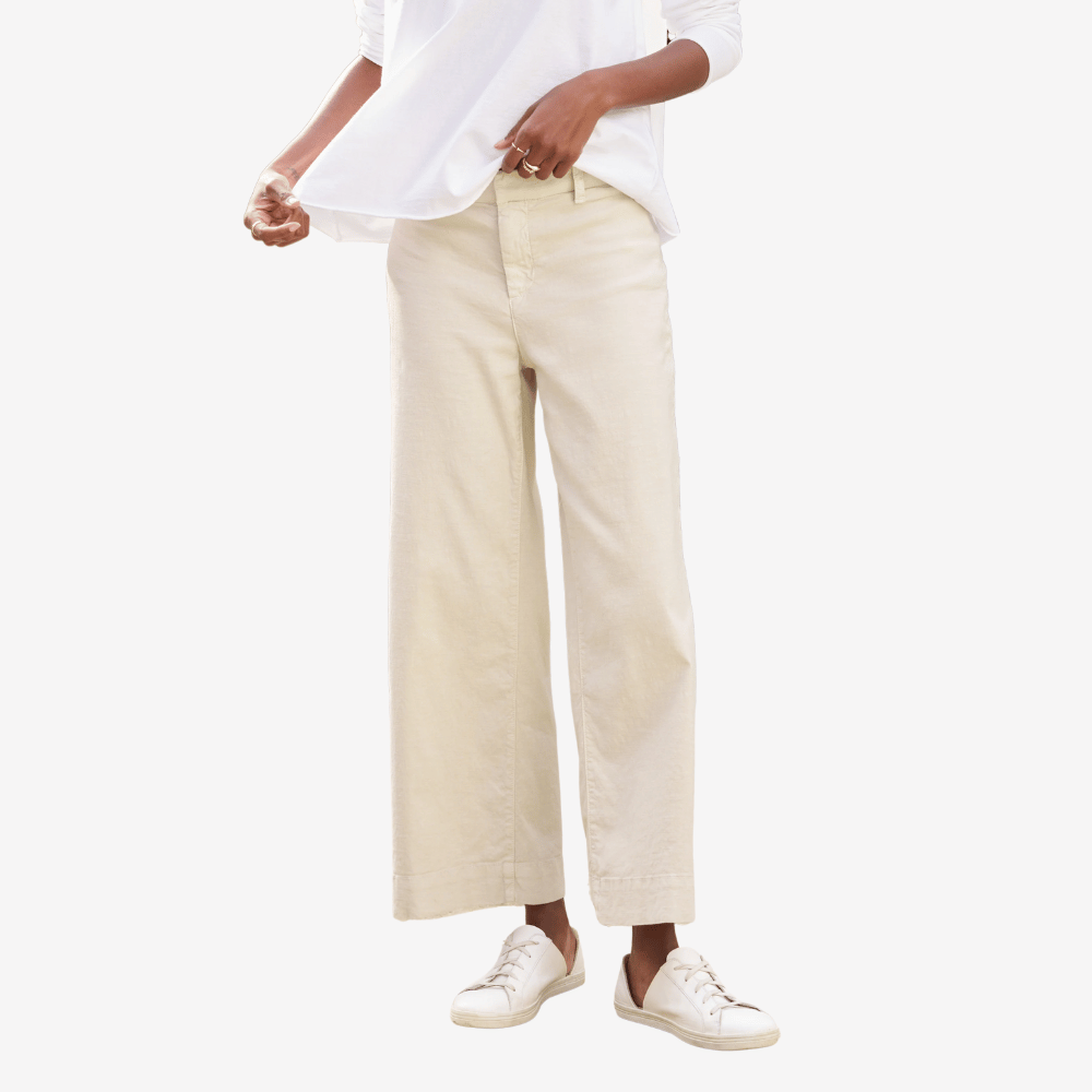 Frank & Eileen Wexford Wide-Leg Linen Pant in Cement Shop Frank & Eileen online in Australia at Riada Concept – official stockist of Frank & Eileen shirts, dresses, and linen pants. Discover timeless, premium women's fashion with fast shipping from Sydney.