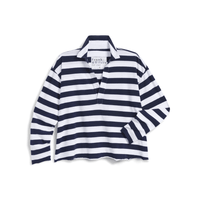 Frank & Eileen Patrick Popover Henley in Nautical Stripe – International designer fashion boutique Australia Riada Concept Woollahra