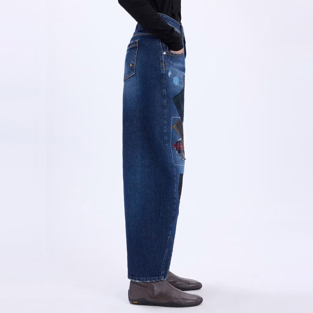 HIGH Everyday Couture Happily Patchwork Boyfriend Jeans – Riada Concept