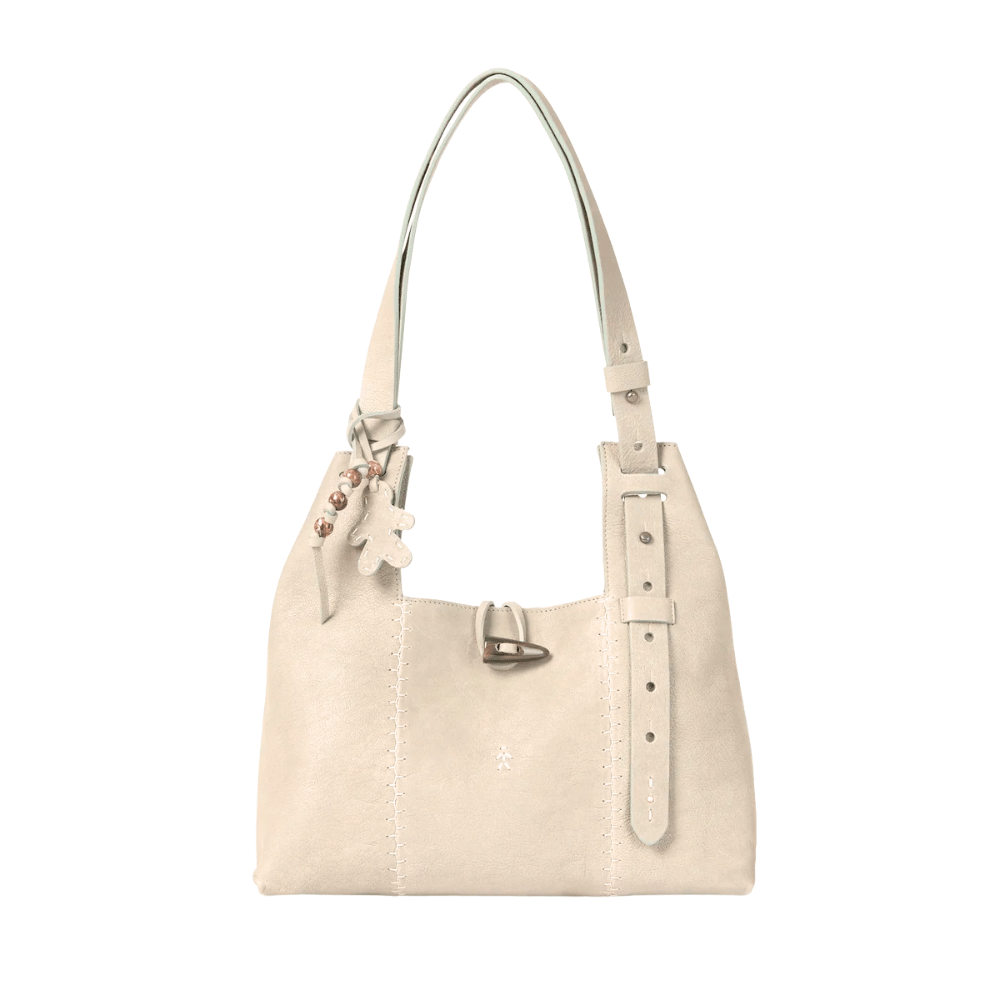 Henry Beguelin Betta Sacca Medium Lambskin Leather Shoulder Bag in Beige BD6003 HENRY BEGUELIN Designer fashion handbags shop online and in store High End fashion boutique Sydney Australia Riada Concept