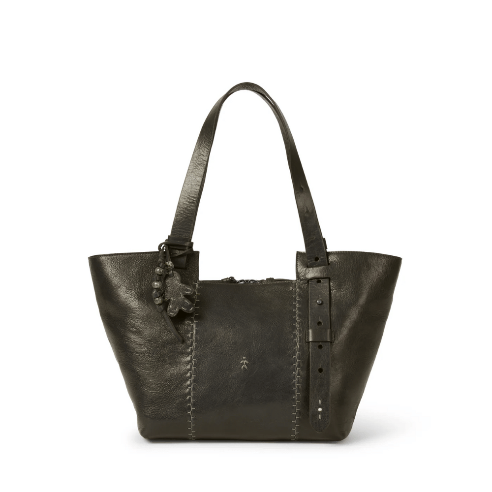 Henry Beguelin Betta Zip Medium Belt York Leather Tote Bag in Nero HENRY BEGUELIN Designer fashion handbags shop online and in store High End fashion boutique Sydney Australia Riada Concept