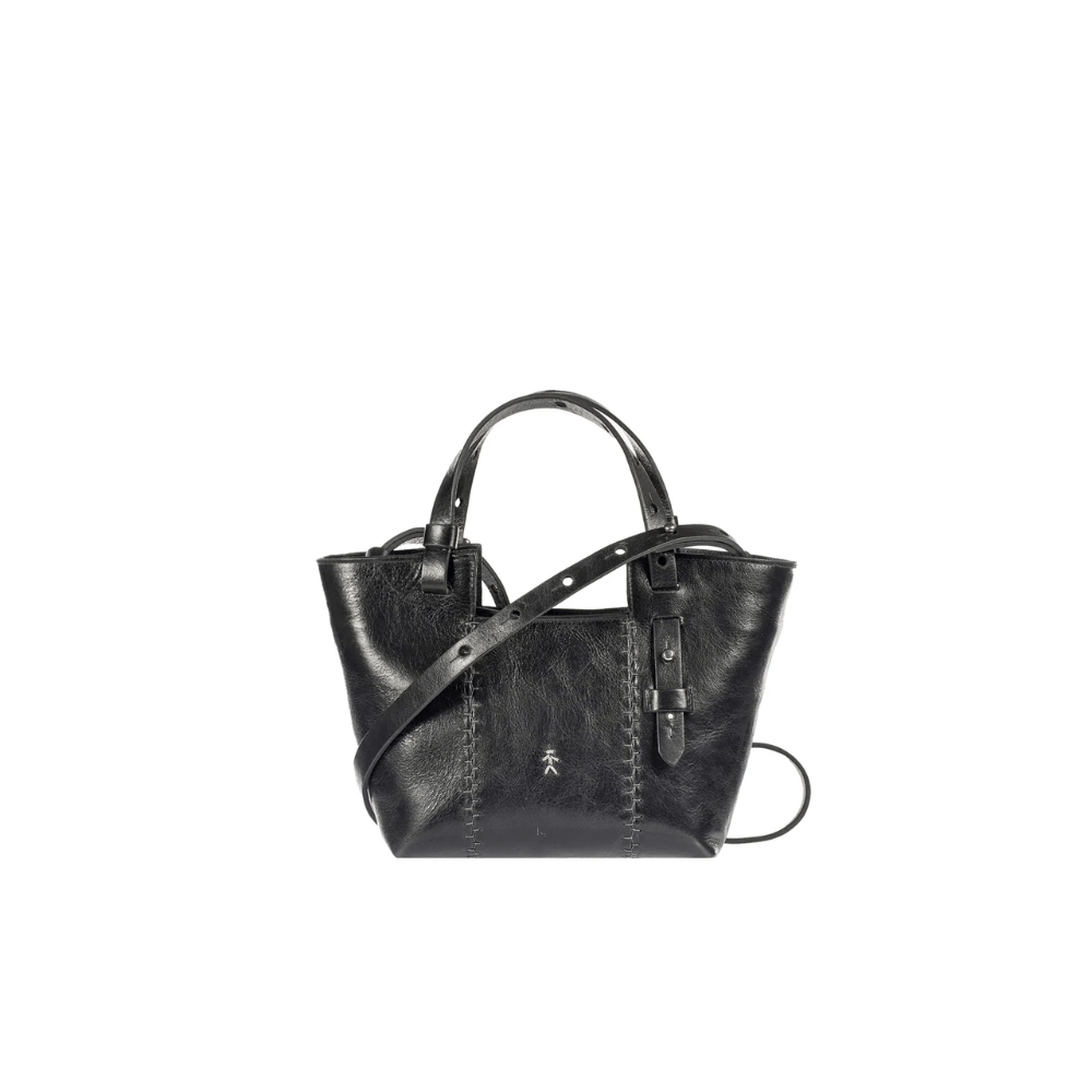 Henry Beguelin Betta Zip Small Belt York Leather Crossbody and Shoulder Bag in Black HENRY BEGUELIN Designer fashion handbags shop online and in store High End fashion boutique Sydney Australia Riada Concept