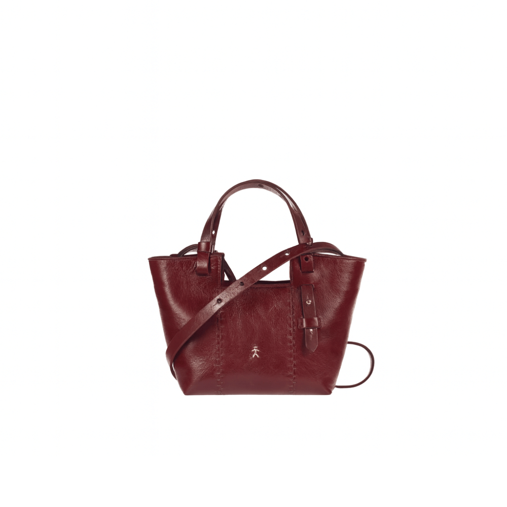 Henry Beguelin Betta Zip Small Belt York Leather Crossbody and Shoulder Bag in Wine HENRY BEGUELIN Designer fashion handbags shop online and in store High End fashion boutique Sydney Australia Riada Concept