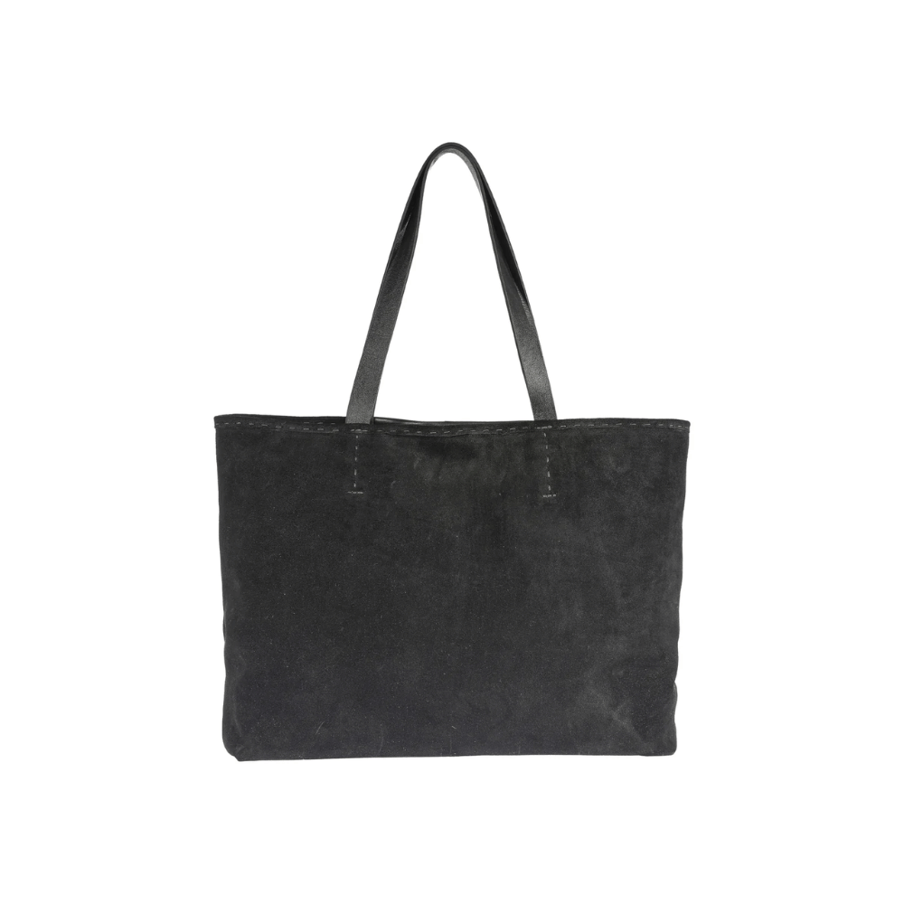 Henry Beguelin Isa Pocket Large Camoscio and Norton Leather Shoulder Bag in Black HENRY BEGUELIN Designer fashion handbags shop online and in store High End fashion boutique Sydney Australia Riada Concept