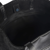 Henry Beguelin Isa Pocket Large Camoscio and Norton Leather Shoulder Bag in Black HENRY BEGUELIN Designer fashion handbags shop online and in store High End fashion boutique Sydney Australia Riada Concept