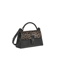 Henry Beguelin Precious Leopard-Print Baguette Bag in Black BD6008 HENRY BEGUELIN Designer fashion handbags shop online and in store High End fashion boutique Sydney Australia Riada Concept