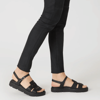 Henry Beguelin Martellato Leather Sandal in Black – International designer fashion boutique Australia Riada Concept Woollahra